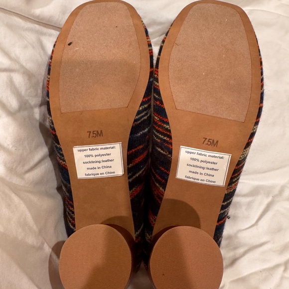 Jeffrey Cambell knitted striped block heel mules - Picture 5 of 5